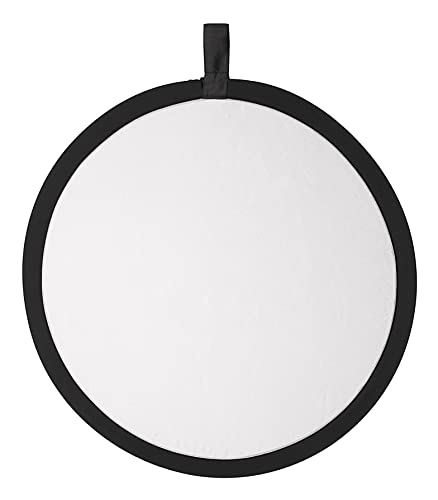 Fotodiox 22in 5-in-1 Collapsible Reflector Panel with Bag for Photography and Video - Black, Gold, Silver, Translucent, and White Panel - size: 22in (55cm)