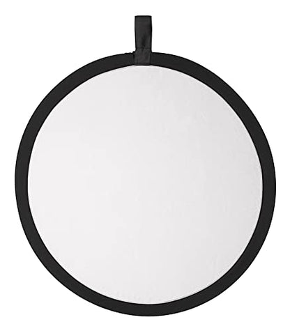 Fotodiox 22in 5-in-1 Collapsible Reflector Panel with Bag for Photography and Video - Black, Gold, Silver, Translucent, and White Panel - size: 22in (55cm)