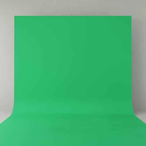 Green Screen Backdrop,5x10FT Green Photo Backdrop for Photography Chromakey Virtual GreenScreen Background Curtain for Streaming Gaming Studio Photoshoot Christmas Party Video Recording - color: Green, size: 5x10FT