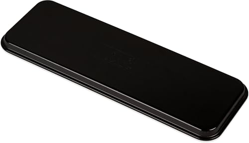 Carlisle FoodService Products Market Tray, Fiberglass Serving Platter for Food, Commercial and Home Use to Serve and Display, 8.75" x 25.5", 12 Count, Ebony
