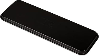 Carlisle FoodService Products Market Tray, Fiberglass Serving Platter for Food, Commercial and Home Use to Serve and Display, 8.75" x 25.5", 12 Count, Ebony