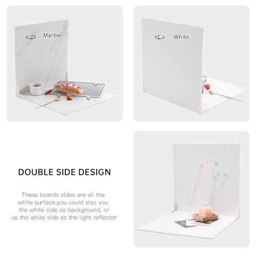 5 PCS Boards Photo Backdrop for Flat Lay, Food Photography Background 16x16 Inch, BEIYANG - color: 5PCS-A