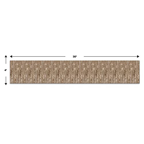 Beistle Western Barn Siding Wall Backdrops, 4’ x 30’, 2 Pack - Rustic Farm Backdrop, Photo Backdrop, Barnyard Background, Weathered Barn Decor, Easy to Adhere Wall Covering, Photography Background - style: Barn Siding - 2 Piece