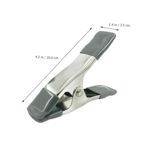 VALICLUD 6pcs 4-inch Heavy Duty Backdrop Spring Clamps for Photography Studio, Muslin Background Clips for Photo Booth and Backdrop Stand, Portable Background Fixing Clips