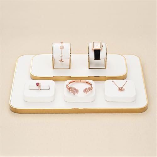 Jewelry Towers 7 Pieces Jewelry Display Stand Light Luxury Ring Bracelet Watch Necklace Counter Jewelry Display Props Display Stand Jewellery Stand Display