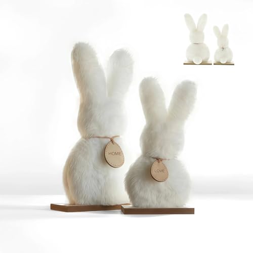 2-Pack Gnome Plush Set for Mantel, Shelf, Table Centerpieces, Photo Props, Classrooms, Weddings, Home Staging, Vacation Rentals, Living Room, Office, Holiday Decor & Easter Gnome Decorations