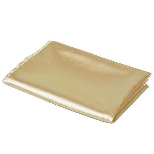 YOOCHEESE Photography Backdrop Product Photoshoot: Imitation Satin Nude Small Background Cloth - Silk Fabric Flat Lay Photo Shoot Props for Cosmetics Jewelry (75X100cm/2.5X3.3ft, Champagne) - color: Champagne