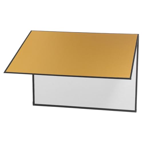 OSALADI A4 Gold Reflector Panel Photography Light Control Board Photo Reflector Board for Indoor Tabletop and Still Life Shooting