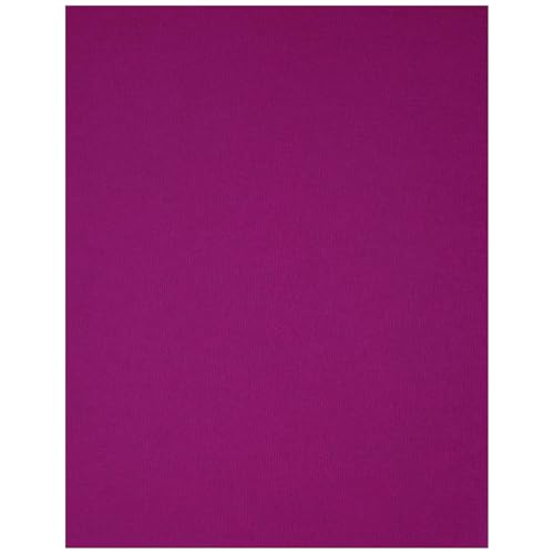 PA Paper Accents Textured Cardstock 8.5" x 11" Berry Wine, 73lb colored cardstock paper for card making, scrapbooking, printing, quilling and crafts, 25 piece pack - color: Berry Wine