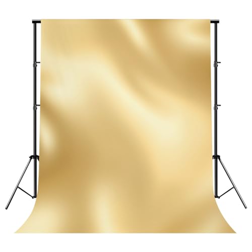 Photography Backdrops Golden Abstract Flowing Silk Texture Soft Gradient Light 8x10FT Photo Backdrop Photography Background for Portrait Photo Party Decor Video Studio Props Photoshoot - color: Multi3