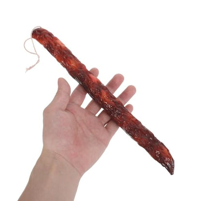Fake Sausage Prop for Food Photography, Red Molded Cured Meat Model, Asian Delicacy Styling Prop for Restaurant Shop Layout Photography