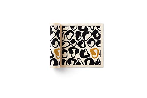 MY DRAP Formal Food Recycled Cotton Luncheon Napkin, Animal Print, 12 Units per roll - color: Animal Print
