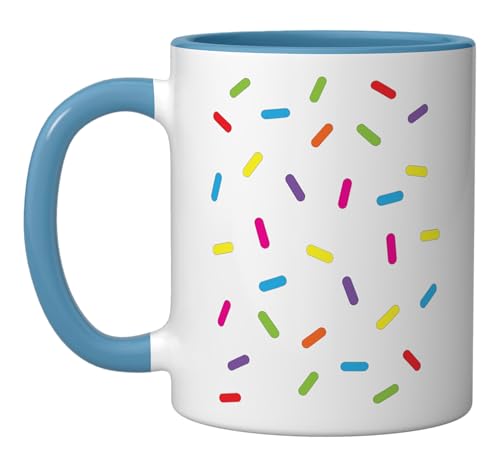 Ice cream Sprinkles Shirt Halloween Costume Easy Ceramic Mug, Blue/White - color: Blue/White