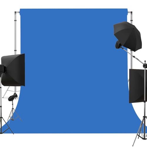 Blue Photo Backdrop for Photoshoot Blue Background for Photography Photo Backdrop Curtain for Party 6 x 9 FT - color: Blue, size: 6x9 FT