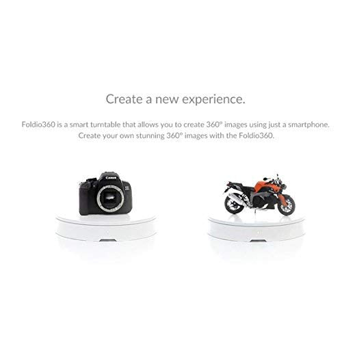 Foldio3 + 360 Studio Set (Photo lightbox Studio with 360 Photography Turntable Set / 25inch Photo Light Box / 10inch Bluetooth 360 Turntable Included | ORANGEMONKIE) - size: Foldio3 + 360 Studio Set
