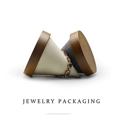 Solid Wood Single Bracelet Display Stand Jewelry Bracelet Display for Selling (WSM02401) - color: Wsm02401