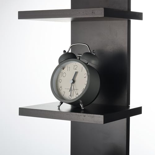 7 Tier Wall Shelf Unit - Lack Floating Shelf, Black Compact Display Floating Shelf, Vertical Column Wall Decor Mount Floating Storage Organizer Tall Tower Shelf for Bathroom，Bedrooms, Living Rooms - style: 1 PCS，7 Tier, black