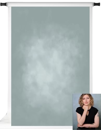 Kate Dark Cyan Photography Backdrops Abstract Photo Backdrop Poratrait Background for Photoshoot, 6.5x10ft - color: blue green, size: 6.5x10ft