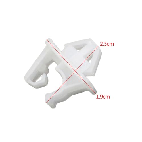 90672-SNB-003 Hood Prop Rod Holder Clips Compatible with Honda Accord Civic CR-V CRV Replace 90672-SNB-901, 2 Pack - size: White 2pcs