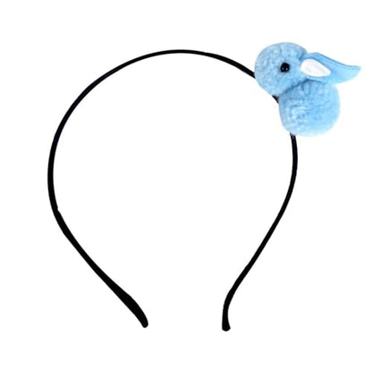 Pvoiue Easter Bunny Headband - Cute Plush Rabbit Hair Band for Women - color: Blue