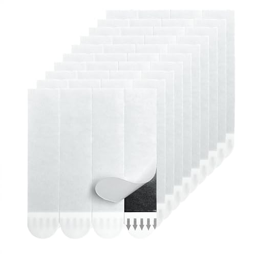 Hasaky Damage Free Removable Wall Tape 40 Pack, Heavy Duty Double Sided Tape Black, Picture Hanging Strips Replacement, Mounting Tape Adhesive Strips - size: 3/4in x 3 1/2in x 40pcs