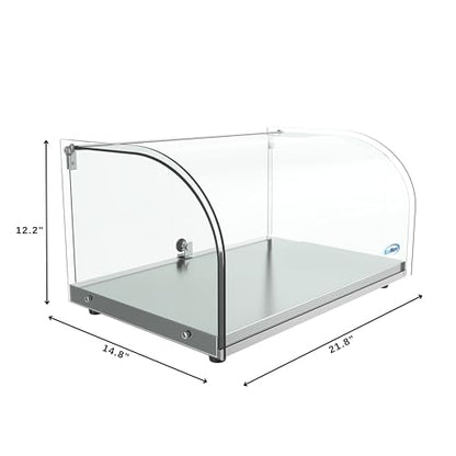 KoolMore DC-1C Bakery Display Case, 0.88 Cu. Ft - 1 Shelves, Clear - size: 22 in. - 1 Shelf