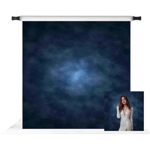 Kate 10x10ft Dark Blue Abstract Photography Backdrop Abstract Deep Blue Textures Background Old Master Photo Backdrops - color: Dark Blue, size: 10x10ft