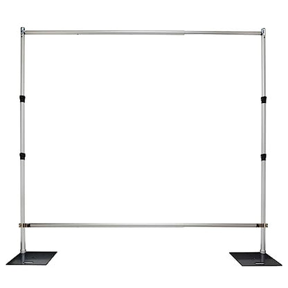 Pipe and Drape Backdrop Portable Photobooth Wedding Party Convention Tradeshow Kit Framework ONLY (ADJ Step & Repeat) - size: ADJ Step & Repeat
