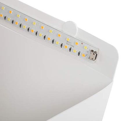 40cm LED Foldable Lightbox, Photography Softbox with Adjustable Brightness and 6 Color Backgrounds, 140pcs Light Chips for Jewelry Product Photo