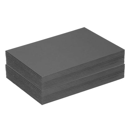 PATIKIL 7x5x0.1" Chipboard Sheets, 20Pcs 100PT Thick Book Board Binders Board Sturdy Bookbinding Supplies for Book Binding Cover, Black - color: Black, size: 7x5x0.1"