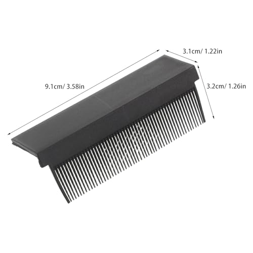 4pcs Comb Attachment for Flat Iron, Clip On Removable Hair Straightener Comb, Compact Straightening Hair Styling Tool for Women Men