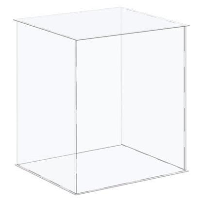 MECCANIXITY Acrylic Display Case Plastic Box Cube Storage Box Clear Assemble Showcase 12.2x12.2x16.1 Inch for Collectibles - size: 12.2x12.2x16.1 Inch