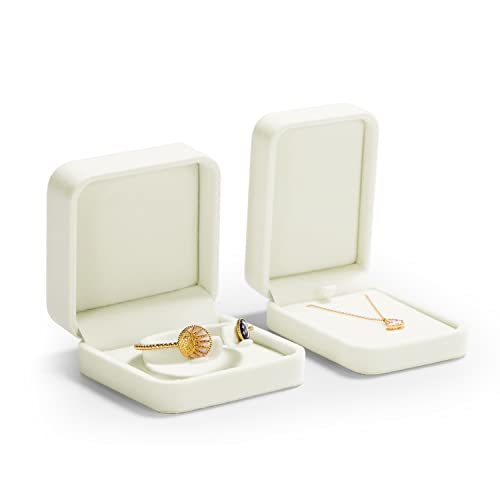 Oirlv Velvet Bracelet Gift Boxes White Bangle Display Jewelry Box - style: Bracelet/Bangle Box