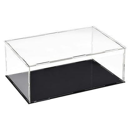 uxcell Acrylic Clear Display Case Box Dustproof Protection Showcase Cube Collectibles Show Box 11.8x5.9x3.9inch - size: 11.8x5.9x3.9 inch