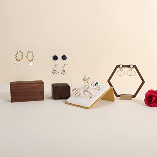 white ring display for selling, velvet white ring holder for jewelry, jewelry ring organizer【Velvet Ring Holder-White 】 - color: White