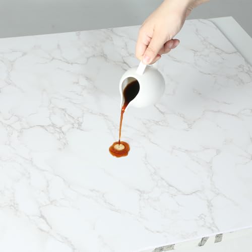 2 PCS 4 Pattern Boards Photo Backdrop for Flat Lay, Food Photography Background 24x24 Inch, BEIYANG (Marble+Light Gray) - color: Marble + Light Gray 24x24