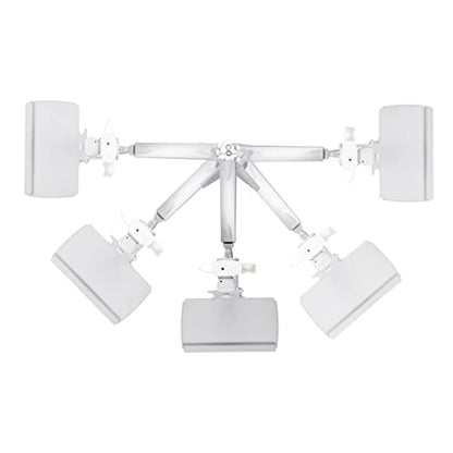 StarTech.com Sit-Stand Monitor Arm with Keyboard Tray - Adjustable Desk Mount Sit-Stand Workstation Arm for Single 27" VESA Display - Ergonomic Articulating Standing Desk Converter, TAA - color: Silver, style: Desk Mount – Spring Arm