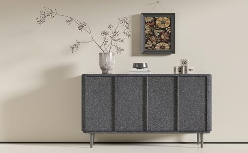Fabric Grasscloth Texture Self-Adhesive Wallpaper Linen Peel and Stick Wallpaper Easy to Apply Removable Easy to Clean for Bedroom Livingroom Cabinet 16.5inx236.2in -Mottled Black - color: mottled black