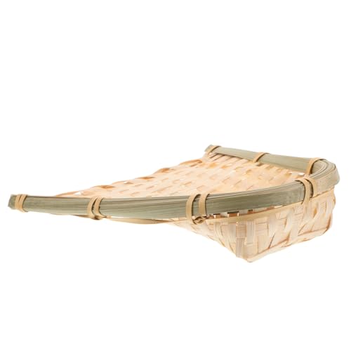 Cabilock Handmade Woven Dustpan Decorative Pendant, Small Decorative Dustpan Handicraft for Wall Hanging, Creative Craft DIY for Home Décor and Photography Props