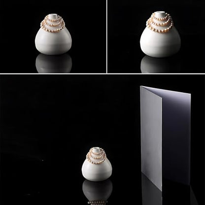 14Pcs 24Patterns Photo Backdrop Board, Small Product Photography Table Top Shooting with Light and Shadow/Acrylic Reflective Display Boards for Food Makeup Jewelry(16.5x11.5in)