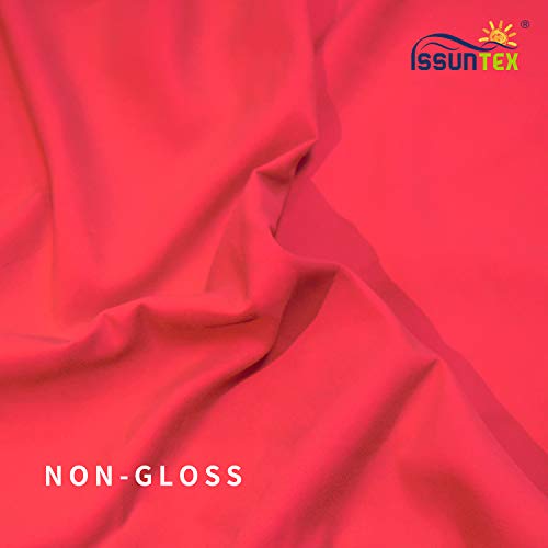 ISSUNTEX 5X7 ft Background Muslin Backdrop, Photo Studio, Collapsible High Density Screen for Video Photography and Television-Red - color: Red, size: 5X7 ft