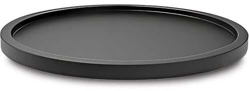 14" Black Bamboo Lazy Susan Organizer Kitchen Turntable for Cabinet Pantry Table Organization - color: Black Bamboo, size: 14"