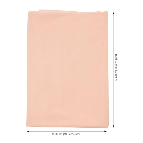 Light Pink Ceiling Drapes for Wedding, 6 Panels 5FT*20FT Wedding Arch Draping, Chiffon Fabric Backdrop Drapes, Wedding Ceiling Decorations - color: 6 Panels 5FT*20FT, Light Pink