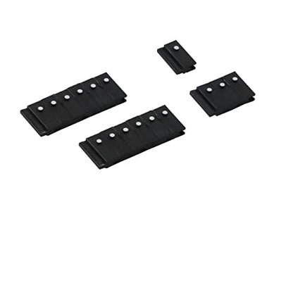 20 sets Price Display Counter Stand Tag Adjustable Number Letter Base Price Cube Display for Watch Ring Jewelry Dollar Pricing Label Stand Kit (Silver)