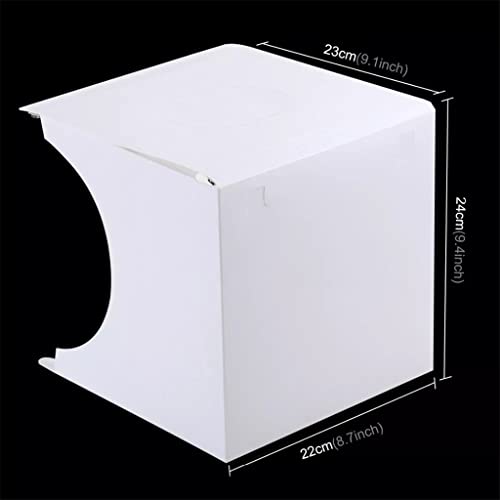Mini Photo Studio Folding Lightbox Photography Softbox 2 Panel Led Light Soft Box Photo Background Kit Light Box for DSLR Camera