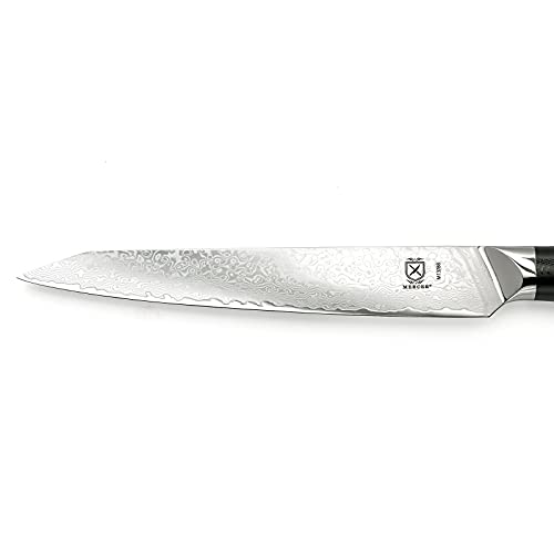 Mercer Culinary M13788 Premium Grade Super Steel, 8-Inch Slicer, G10 Handle - style: Slicer G10 Handle 8 Inch