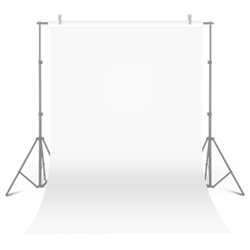 Meking 47.24x118.11 inch White PVC Backdrop for Photography, Matte & Reflective PVC Vinyl Seamless Background for Product Photoshooting - color: 47.24x118.11in White