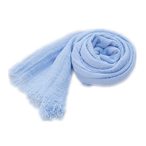 Coberllus Newborn Baby Photography Props Blanket Ripple Swaddle Wrap for Boy Girls Photo Shoot Posing - color: Sky Blue