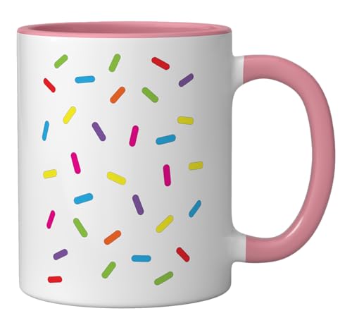 Ice cream Sprinkles Shirt Halloween Costume Easy Ceramic Mug, Pink/White - color: Pink/White