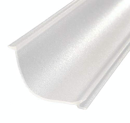 Beam Lighting Under Cabinet Light Cover Replacement | White Ribbed Acrylic Diffuser (UCEL Linkable, 48") - size: 48 Inch, style: UCEL Linkable